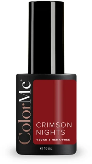 ColorMe Cosmetics Crimson Nights Gel Semi-Permanent Nagų lakas, 10 ml