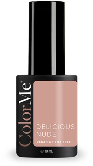 ColorMe Cosmetics Delicious Nude Gel Semi-Permanent Nagų lakas, 10 ml