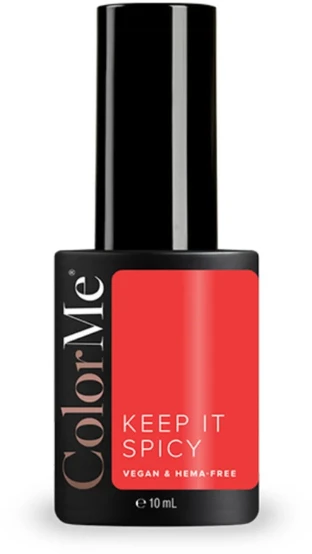 ColorMe Cosmetics Keep It Spicy Gel Semi-Permanent Nagų lakas, 10 ml