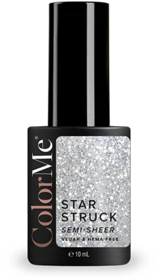 ColorMe Cosmetics Starstruck Gel Semi-Permanent Nagų lakas Translucent, 10 ml