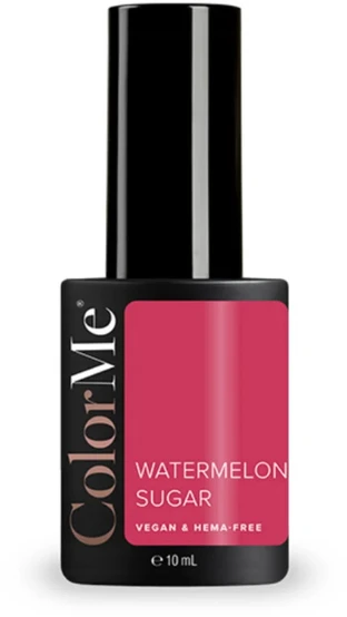 ColorMe Cosmetics, Watermelon Sugar, Gel, Semi-Permanent Nagų lakas, 10 ml