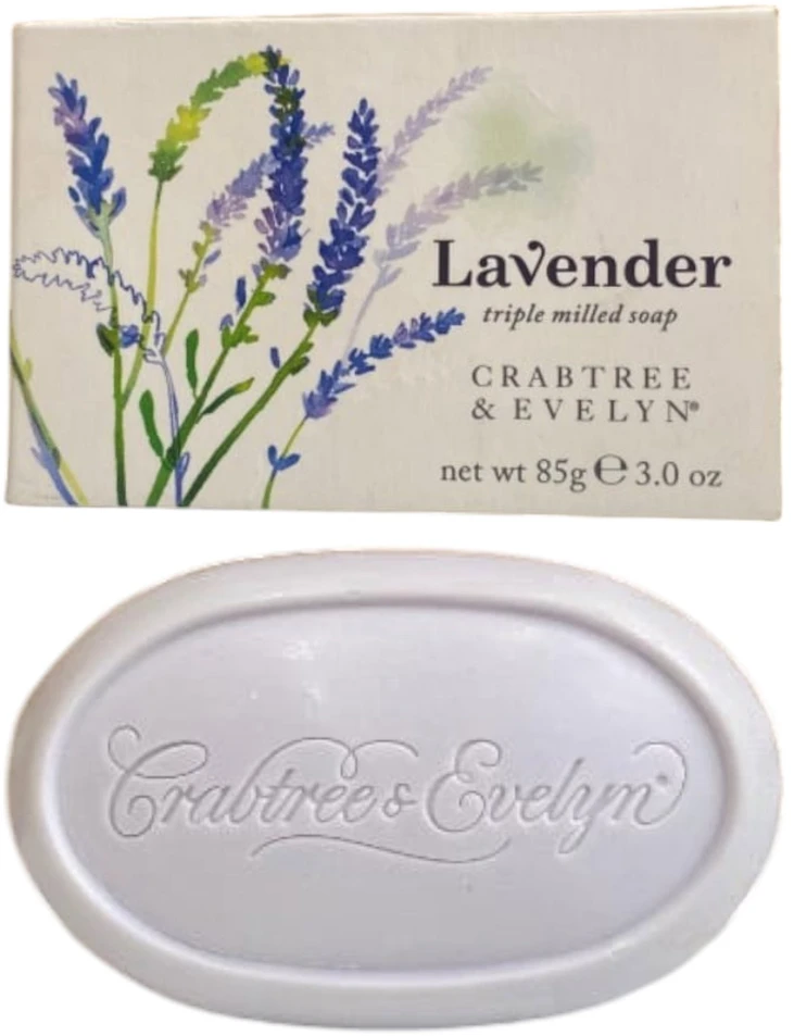 „Crabtree & Evelyn“ levandų drėkinamasis muilo gabalėlis, 85 g