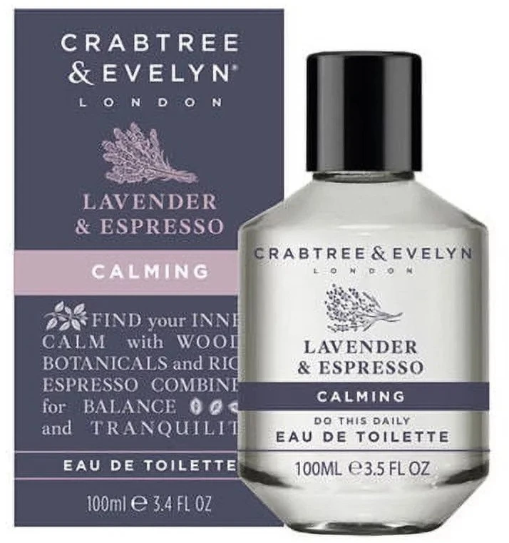 Crabtree & Evelyn Lavender & Espresso EDT tualetinis vanduo moterims, 100 ml
