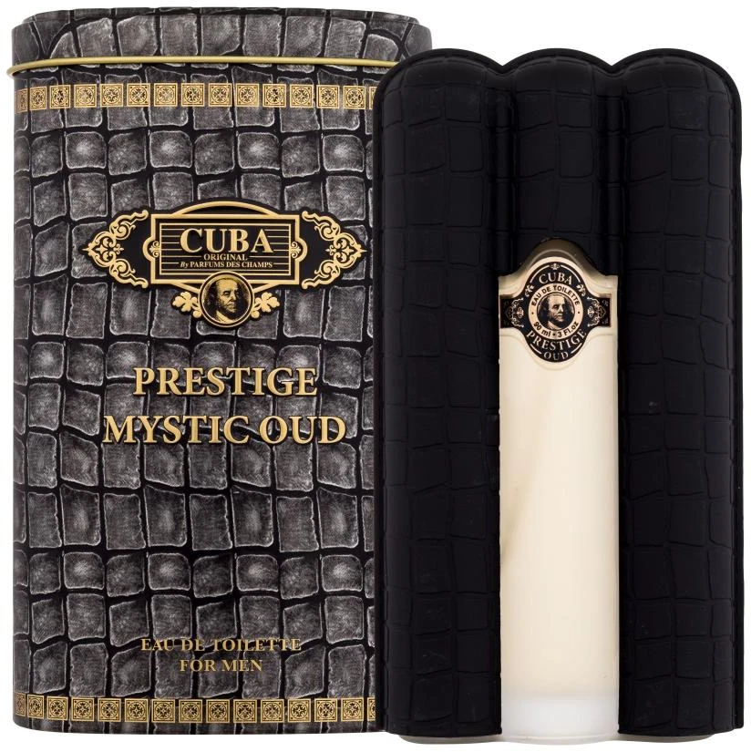 Cuba Prestige Mystic Oud EDT tualetinis vanduo vyrams, 90 ml