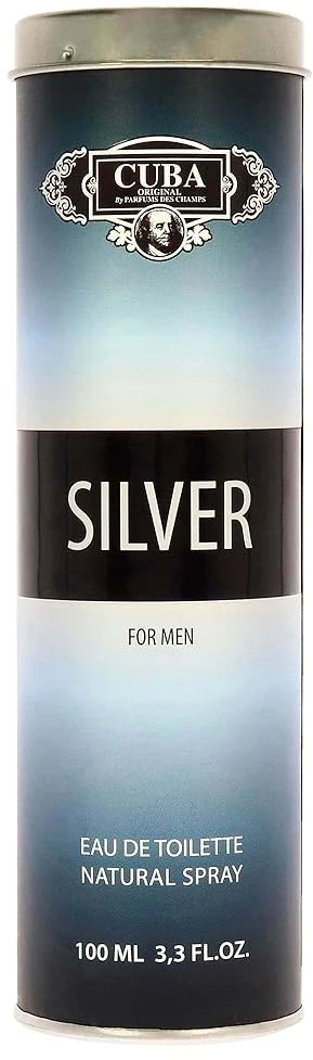 Cuba Sidabrinis EDT tualetinis vanduo vyrams, 100 ml