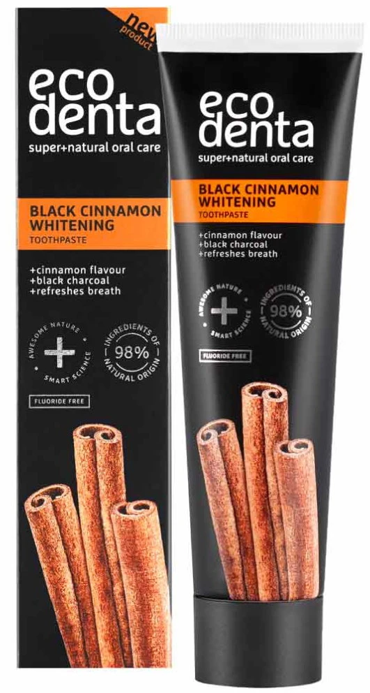 Ecodenta ECODENTA PASTA Juodas cinnamon 100ml