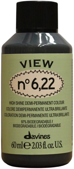 Davines View Demi-Permanent Hair Dye 6.22 , 60 ml