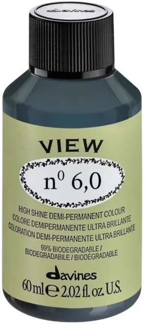 Davines View Demi-Permanent Hair Dye 6.0 , 60 ml