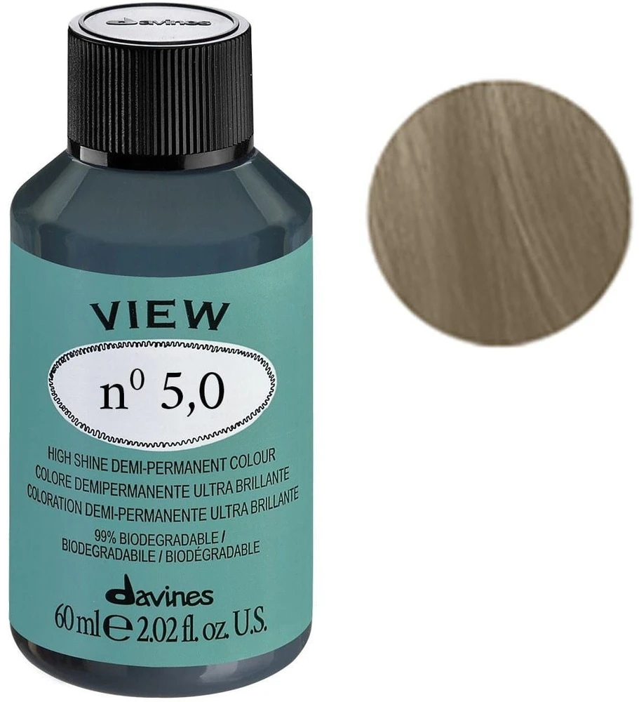 Davines View Demi-Permanent Hair Dye 5.0 , 60 ml