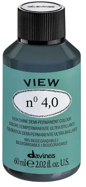 Davines View Demi-Permanent Hair Dye 4.0 , 60 ml