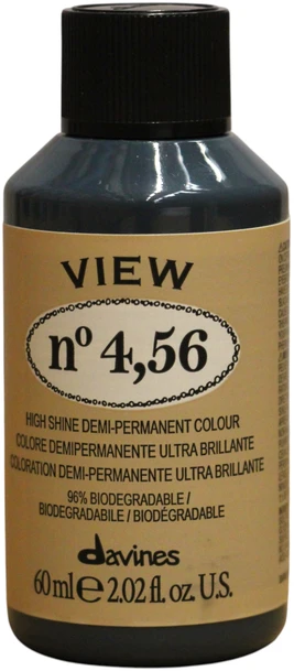 Davines View Demi-Permanent Hair Dye 4.56 Gloss, 60 ml