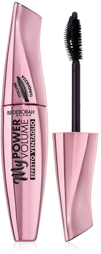 Deborah My Power Volumizing Blakstienų tušas Extra Juodas, 14 ml