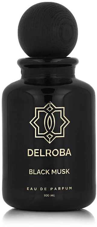 Delroba Juodas Musk EDP parfumuotas vanduo vyrams, 100 ml