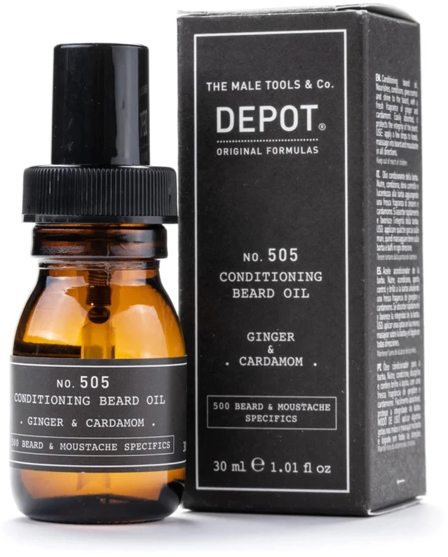 Depot No. 505 Ginger Cardamom Barzdos aliejus, 30 ml