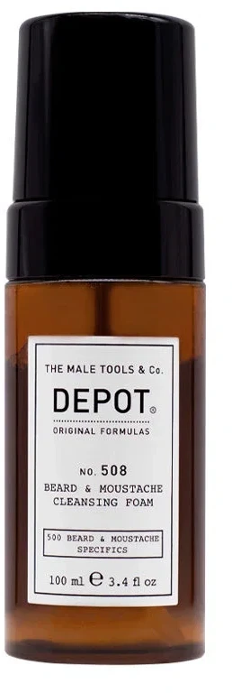 „Depot 500 Beard & Mustache Specifications No. 508“ barzdos putos valymui, 100 ml