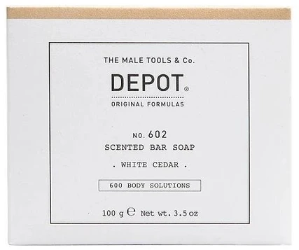 Depot, 600 Body Solutions No. 602, Botanical Complex, Cleansing, Baltas Cedar, Scented Soap Bar, 100 g