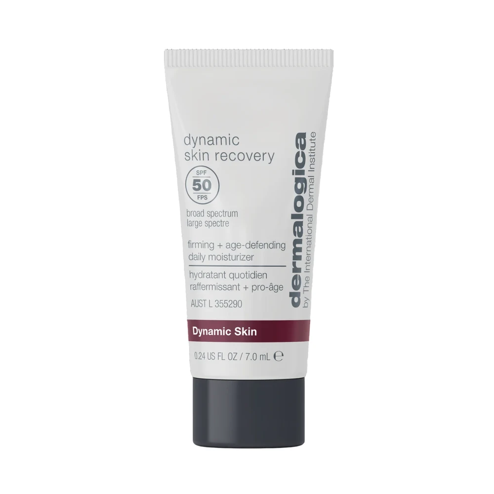 „Dermalogica Dynamic Skin Firmness“ kasdienis kreminis veidui nuo saulės SPF 50, 7 ml