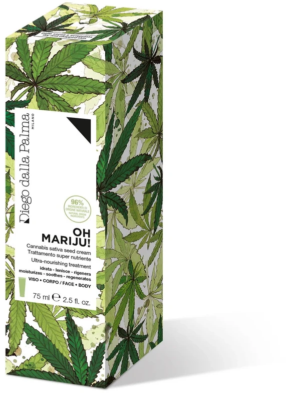 Diego Dalla Palma Oh Mariju! Vegan Moisturizing Kreminis For Face & Body, 75 ml