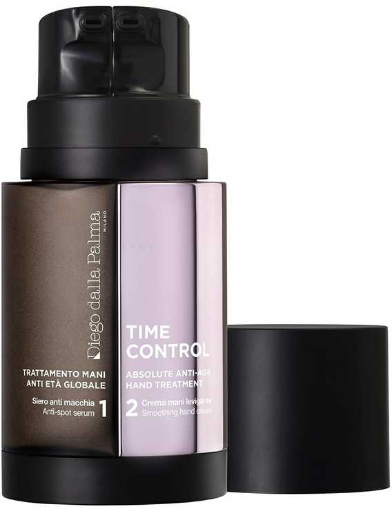 „Diego Dalla Palma Time Control Smoothing Day & Night“ vietinio poveikio serumas rankoms nuo senėjimo dėmių, 30 ml