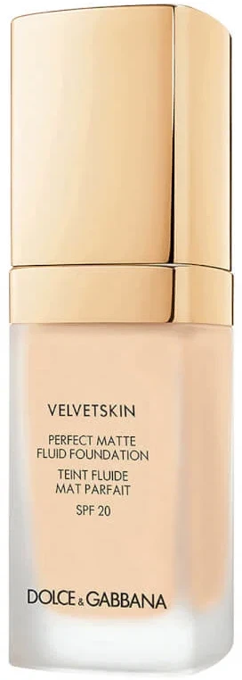 Dolce&Gabbana Dolce & Gabbana, Velvetskin, matinis skystas makiažo pagrindas, 60, SPF 20, 30 ml
