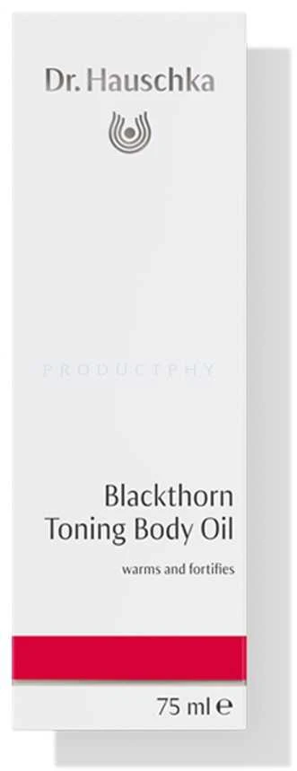 Dr. Hauschka Body Care Juodųjų erškėčių tonizuojantis kūno aliejus, 75 ml