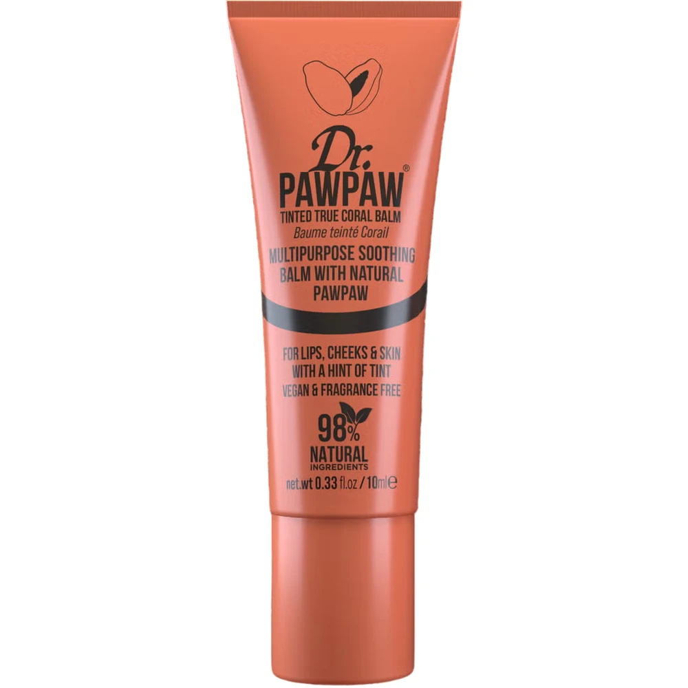 DR. PAWPAW lūpų-veido balzamas True Coral, 10ml