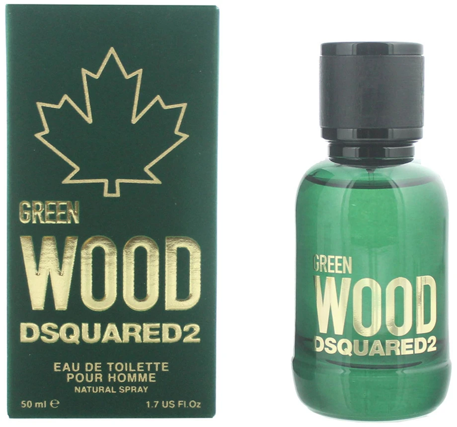 Kvepalai vyrams Dsquared2 Green Wood Pour Homme EDT, 50 ml