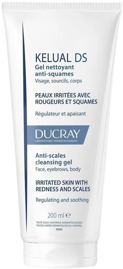 Ducray Kelual Ds valomasis gelis, 200 ml