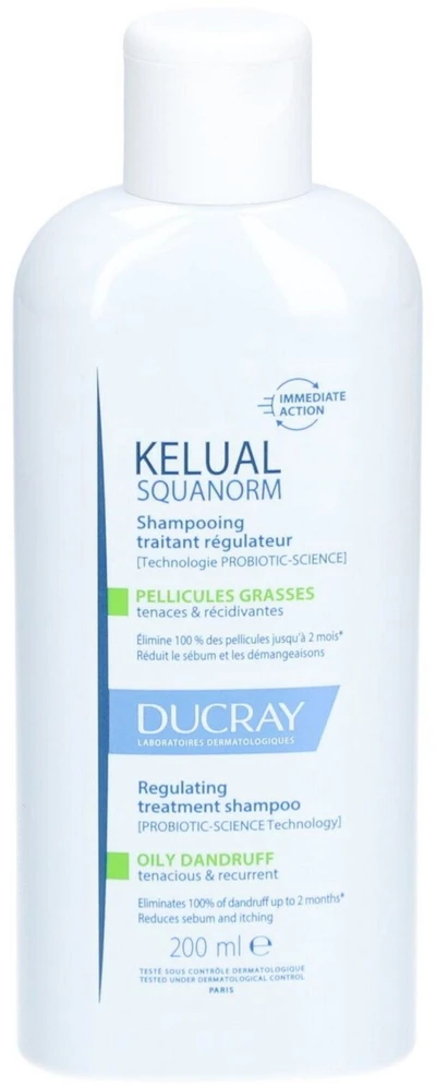 Ducray Squanorm šampūnas, 200 ml