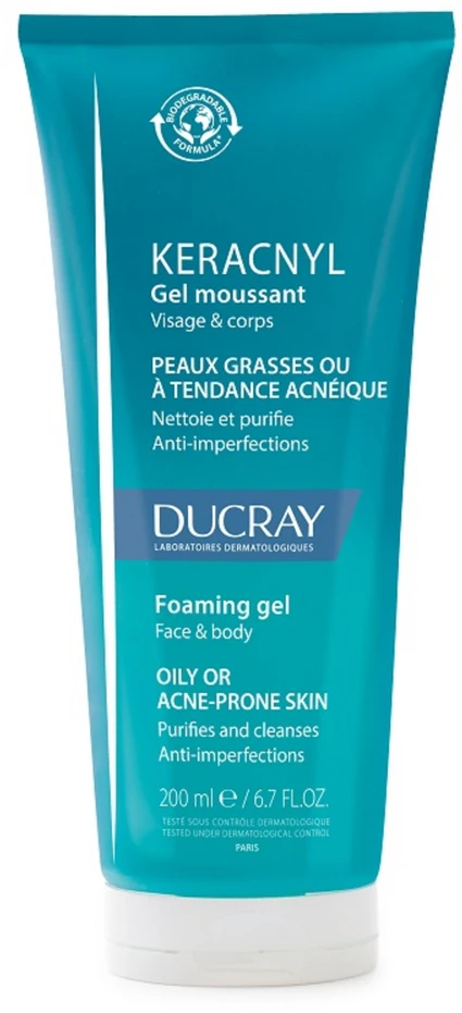 Ducray Keracnyl valomasis gelis 200ml