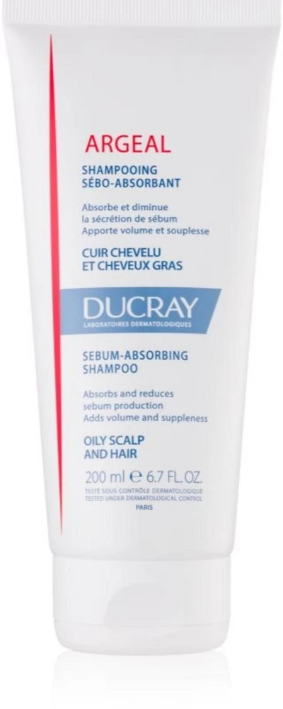 Ducray Sabal Argeal Šampūnas šampūnas riebiai galvos odai, 200 ml
