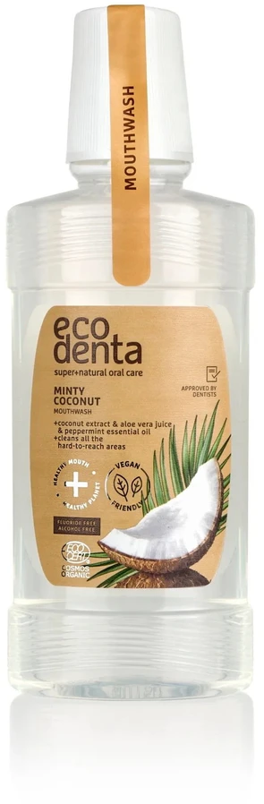 Ecodenta Cosmos Organic Minty Coconut burnos skalavimo skystis 500ml
