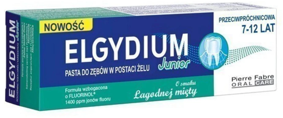 Elgydium Elgydium, Junior, Fluorinol, Cavity protection, Dantų pasta, 50 ml Unisex
