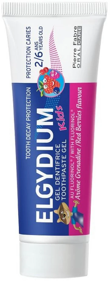 Elgydium OTC PASTA DLA DZIECI raudona