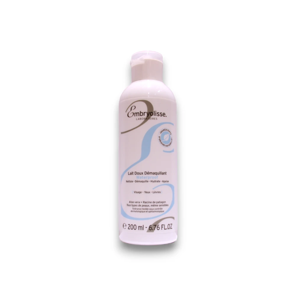 "Embryolisse" švelnus valomasis pienelis Waterpoof 200ml