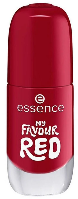 Essence Cosmetics Gel Nagų lakas Esmalte De Uñas 14-My Favour Raudona, 8 ml