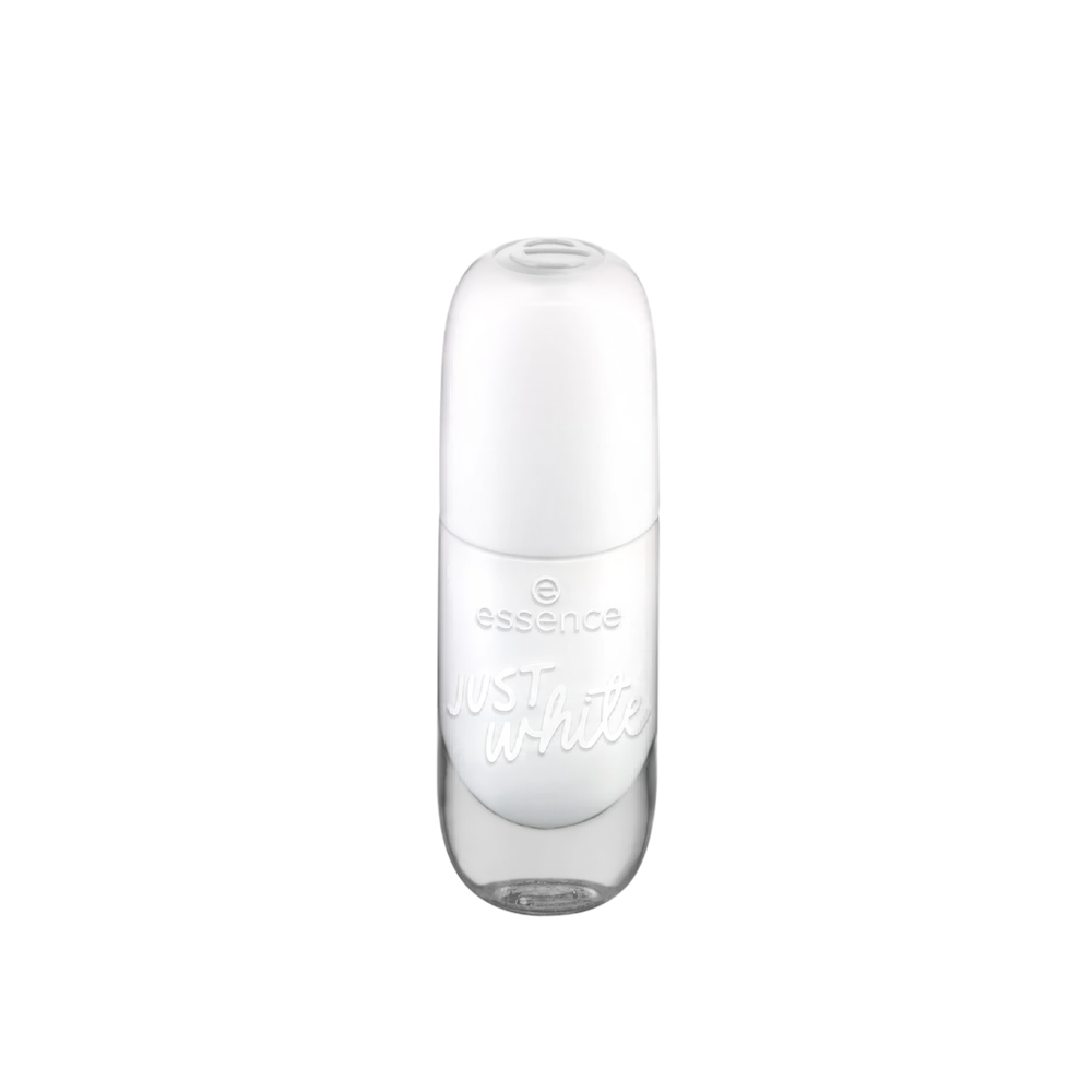 "Essence Cosmetics" geliniai nagų dažai "Nagų lakas 33-Just Baltas" 8ml