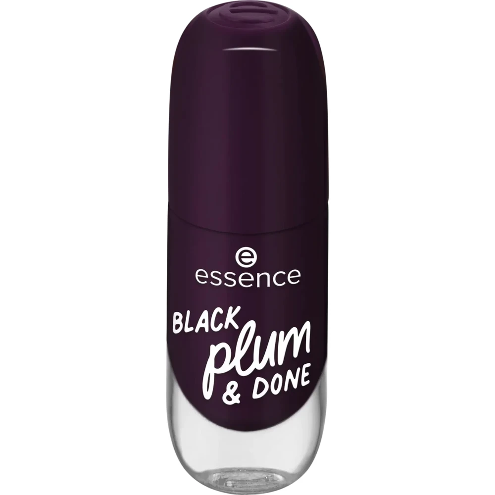 Essence Gel Nail Nagų lakas 84 Juodas Plum & Done, 8 ml
