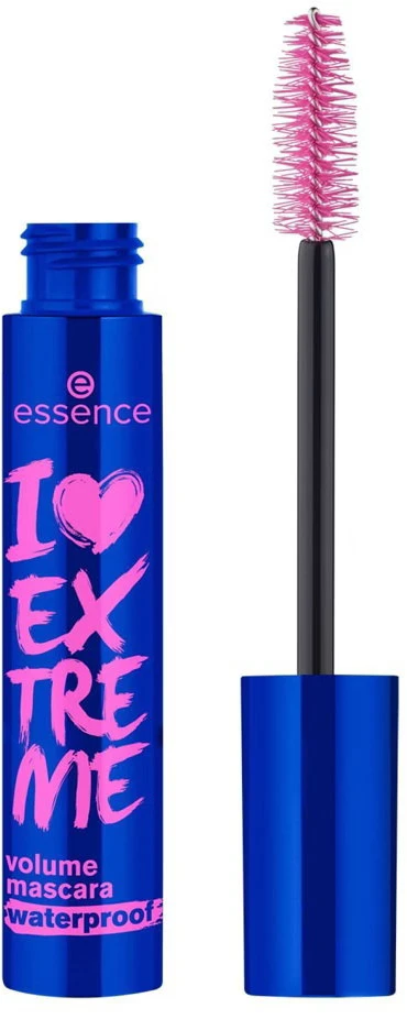 Essence Cosmetics I Love Extreme Volume blakstienų tušas, atsparus vandeniui 12ml