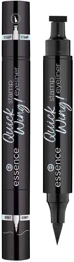 Essence Quick Wing! Double-sided Matte Liquid Akių apvadas 01 Juodas 3.5 ml