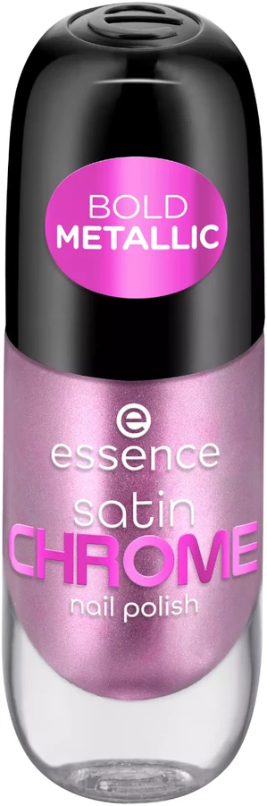 Essence Cosmetics Satin Chrome Nagų lakas 02-Artificial Pinktelligence, 8 ml