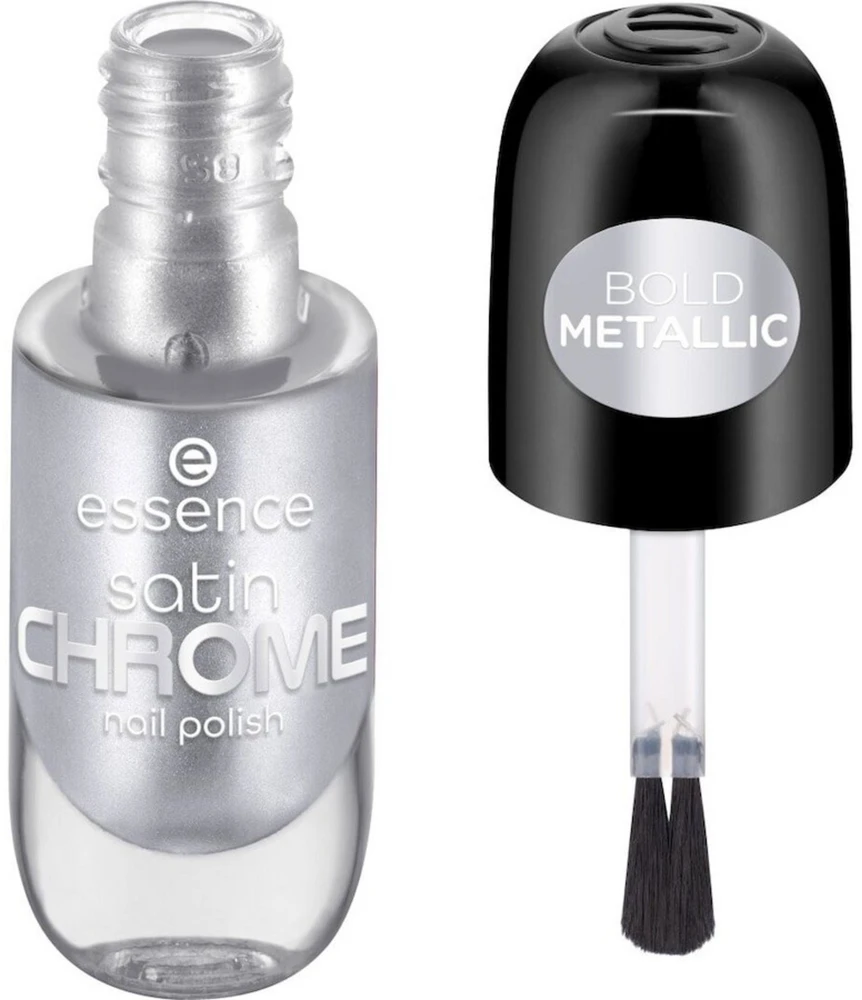 Essence Cosmetics Satin Chrome Esmalte De Uñas 04-Steelgpt, 8 ml