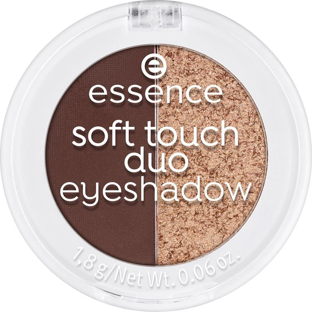 „Essence Soft Touch Duo“ akių šešėlių kompaktiškas rinkinys, 04 „Mocha Muse“ 1,8 g