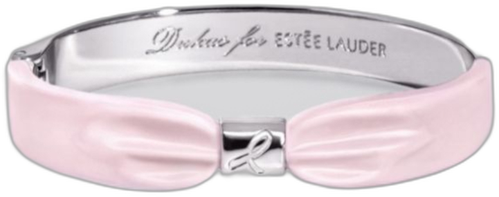 Estee Lauder, Dukas Collection 2021 - Rožinė Ribbon, For Breast Cancer Awareness Campaign, Base Metal Bracelet, Rožinė, For Women
