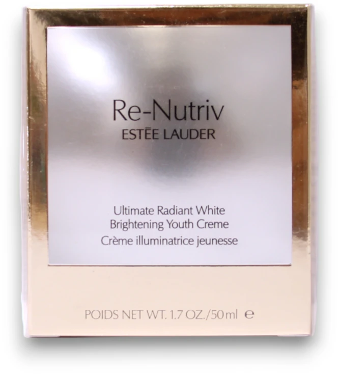 Estee Lauder Re-Nutriv - Ultimate Radiant Baltas Brightening Youth Baltas Tuberose Extract Drėkina / Maitina / Stiprina ir suteikia blizgesio Dieninis veido kremas, 50 ml