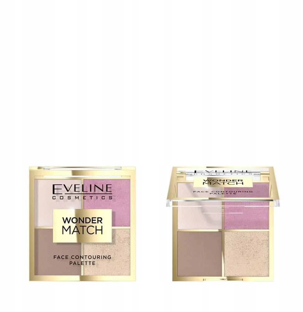 Eveline Cosmetics Wonder Match veido kontūravimo paletė 01, 10 g