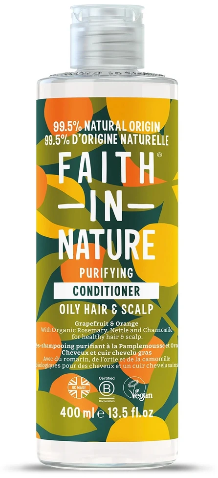 FAITH IN NATURE kondicionierius Grapefruit Oranžinis, 400ml