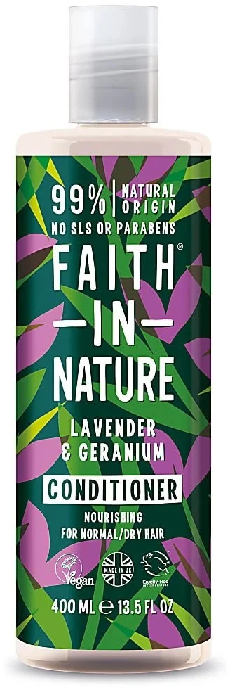 FAITH IN NATURE kondicionierius Lavender Geranium, 400ml