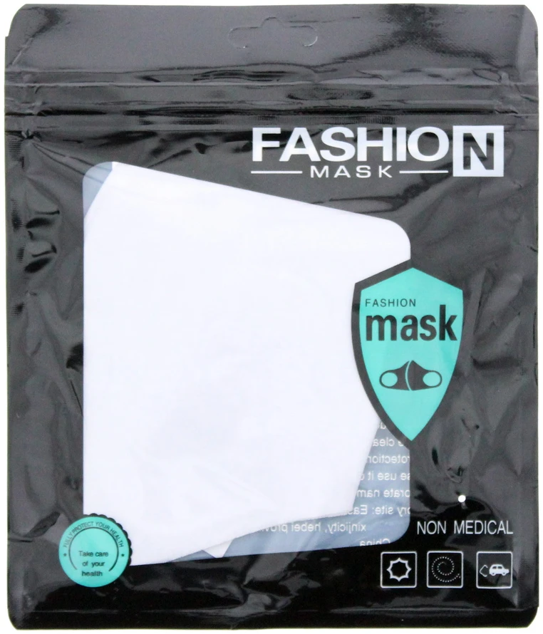 Fashion Fashion, Fashion, Textile Mask, Baltas, Reusable, Unisex Unisex