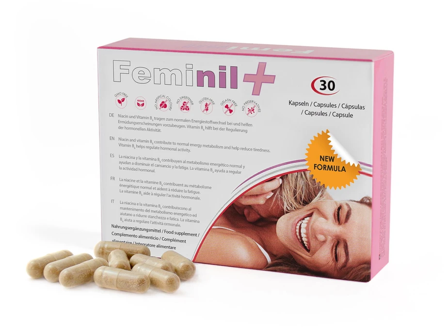 500Cosmetics 500 COSMETICS - FEMINIL+ FEMALE SEXUAL LIBIDO ENHANCEMENT - 30 CAPSULES